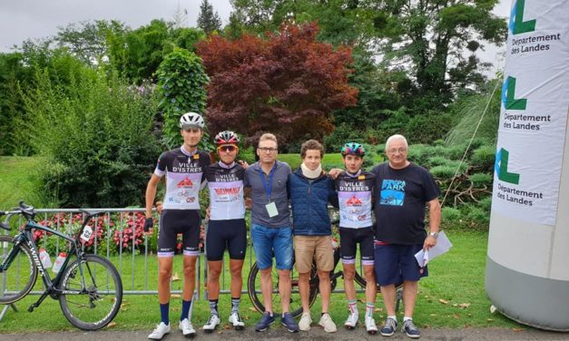 Tour des Landes samedi 10 et dimanche 11 aout course 1er 2ème 3 ème catégorie et juniors