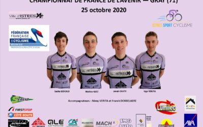 Les ISTREENS AU CHAMPIONNAT DE FRANCE DE L’AVENIR