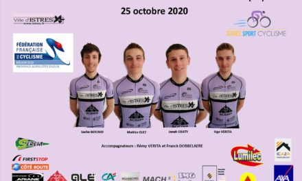 Les ISTREENS AU CHAMPIONNAT DE FRANCE DE L’AVENIR