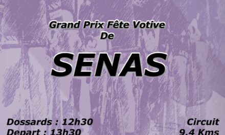 3éme GP de la fete votive de Senas – 28 août 2022