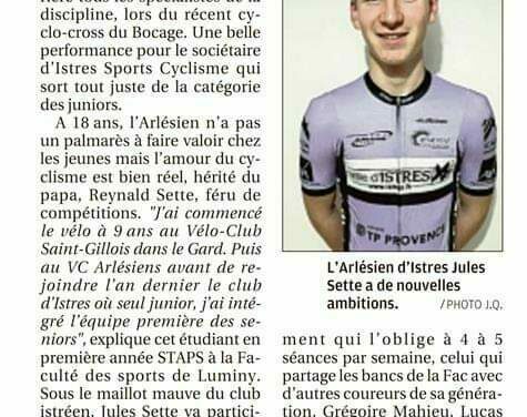 ARTICLE DE PRESSE CE JOUR DANS LA PROVENCE