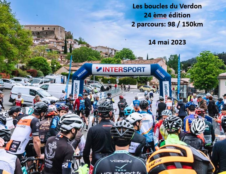 Cyclosportive Les Boucles du Verdon – 14 mai 2023