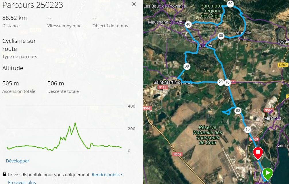 Parcours Samedi 25 Février