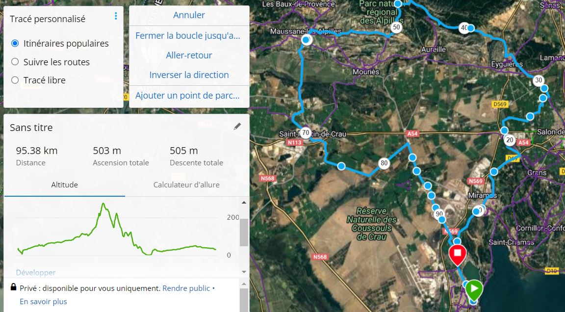 Parcours Dimanche 12 Mars 2023