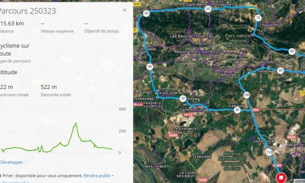 Parcours Samedi 25 Mars 2023 – DEPART 8H