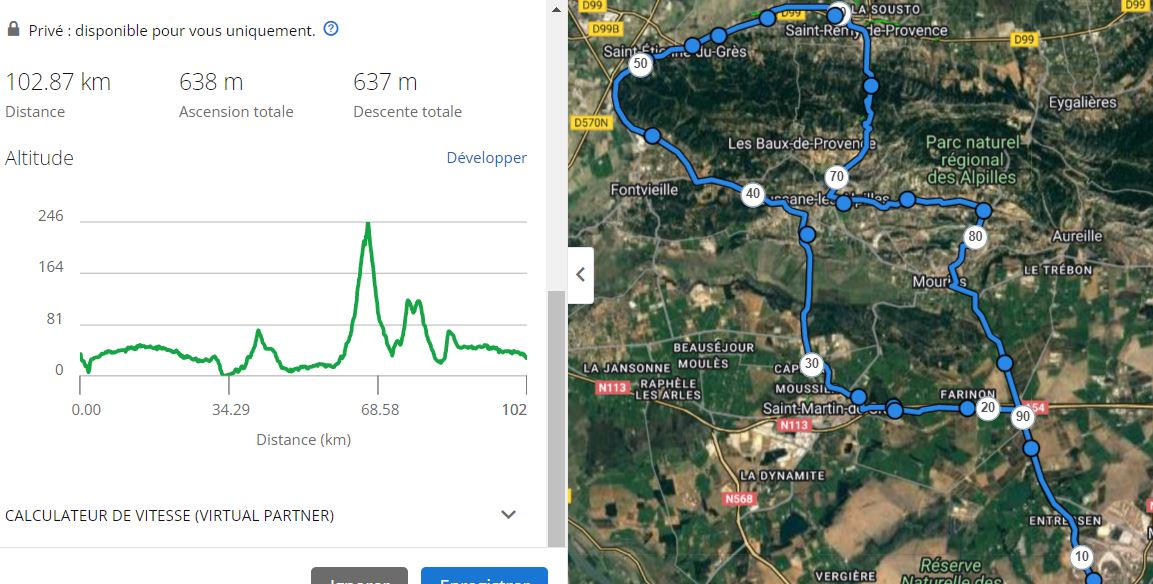 Parcours Samedi 15 Avril 2023