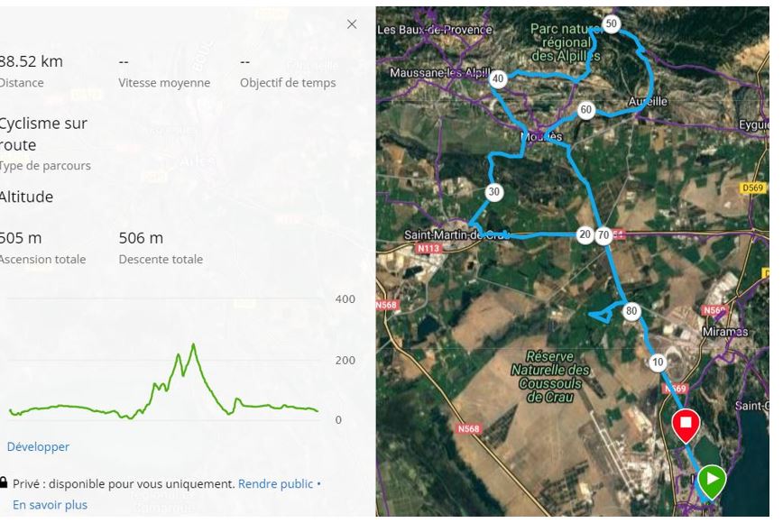 Parcours Dimanche 30 Avril 2023