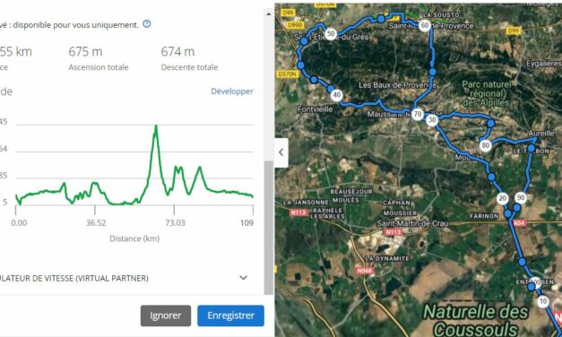 Parcours Samedi 06 Mai 2023