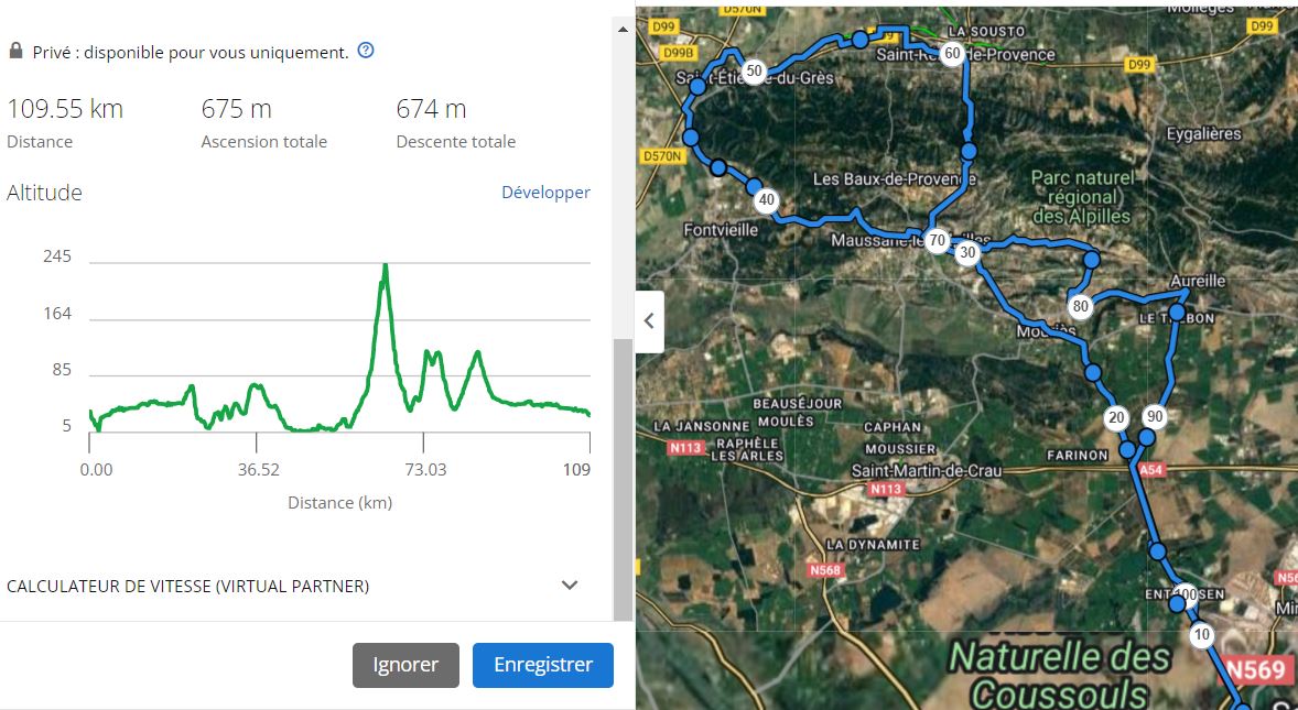 Parcours Samedi 06 Mai 2023