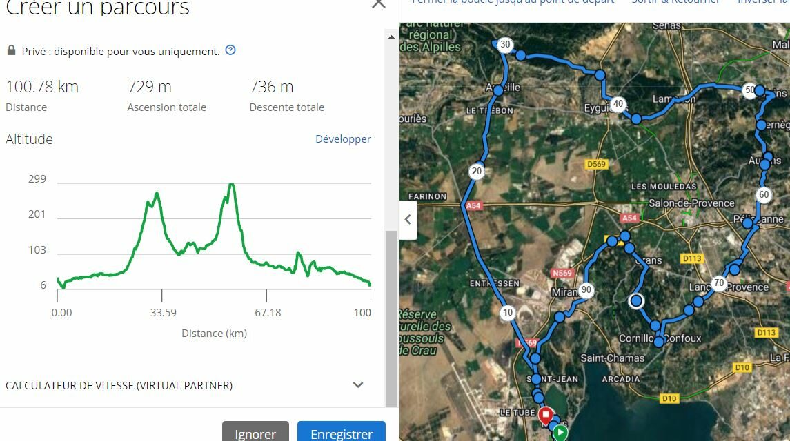 Parcours Dimanche 21 Mai 2023