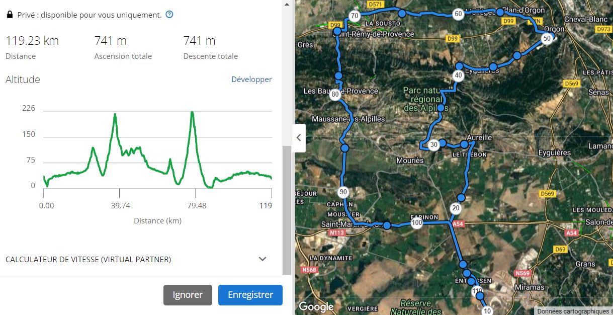 Parcours Samedi 10 Juin 2023 – DEPART 8H