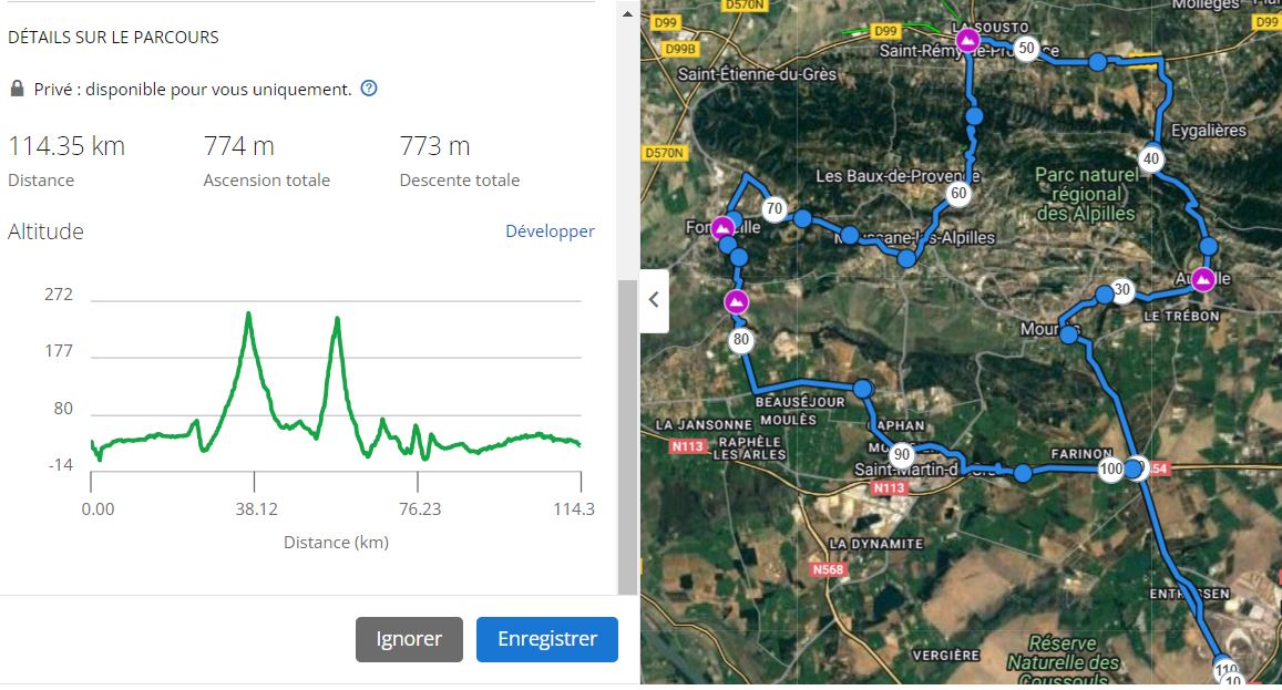 Parcours Dimanche 10 Septembre 2023 – 8h