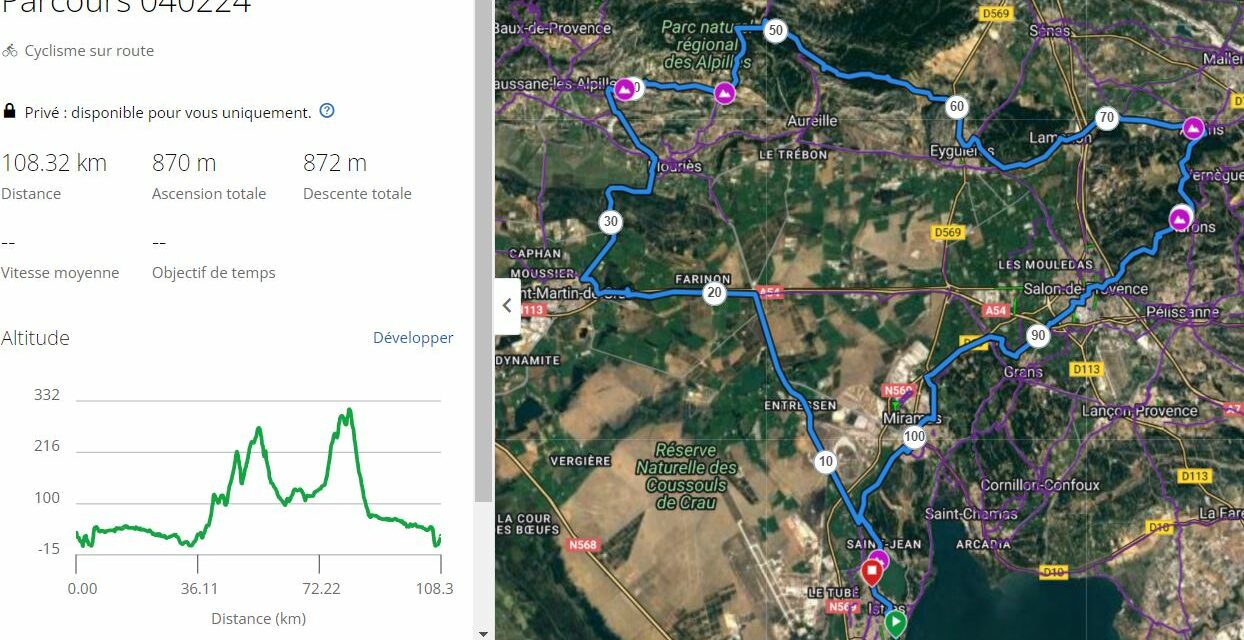 Parcours Dimanche 04 Février 2024 – 8h30